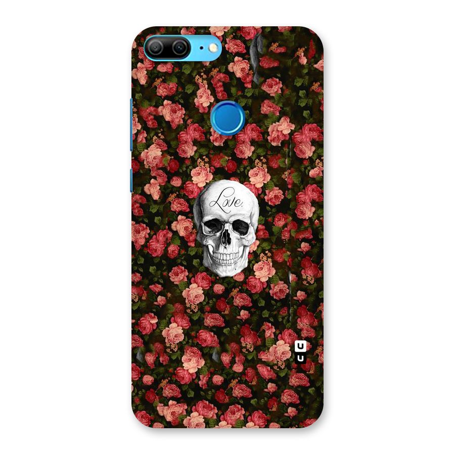 Floral Skull Love Back Case for Honor 9 Lite