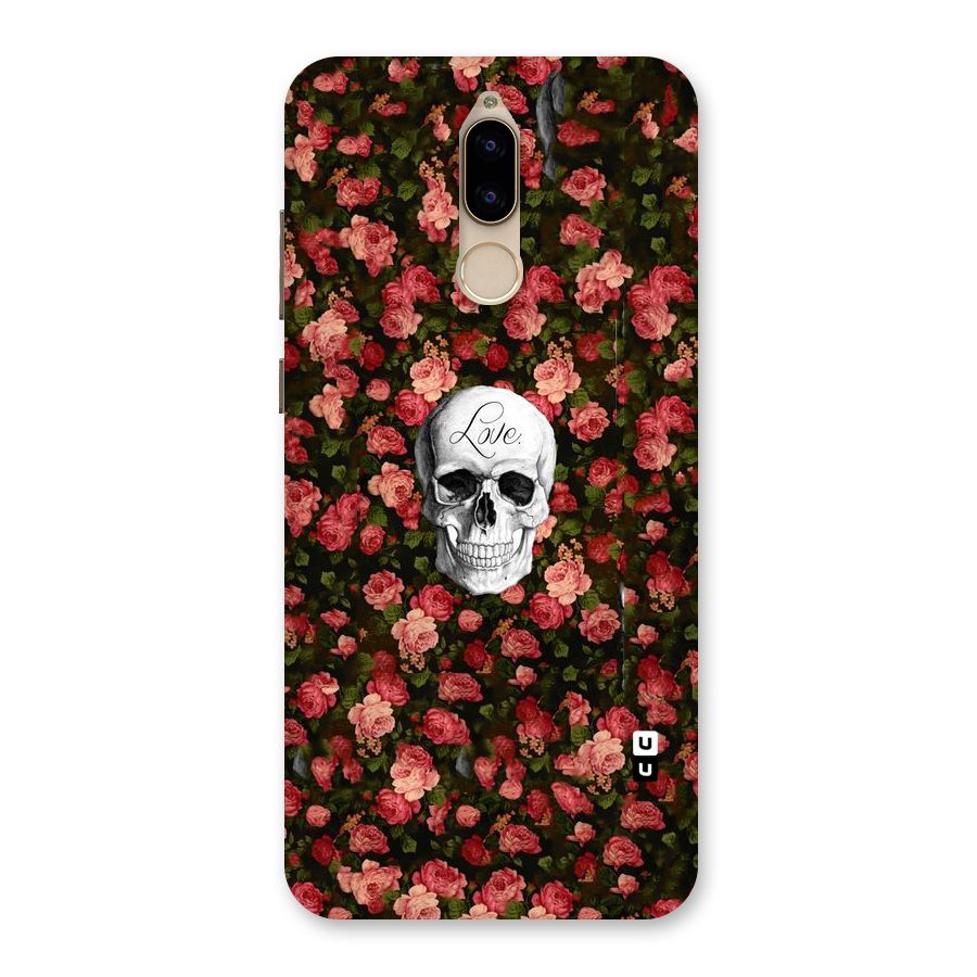 Floral Skull Love Back Case for Honor 9i
