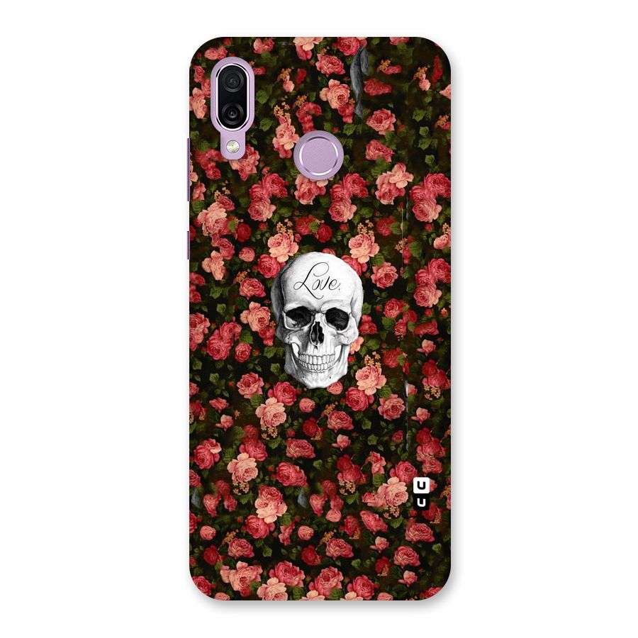 Floral Skull Love Back Case for Honor Play