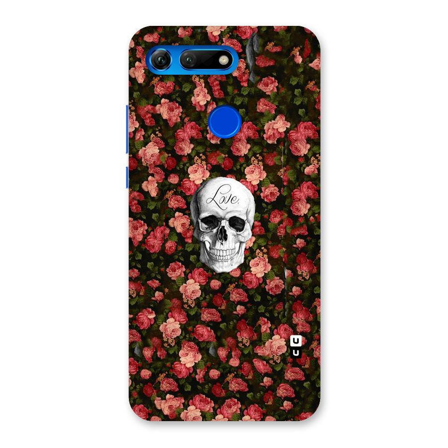 Floral Skull Love Back Case for Honor View 20