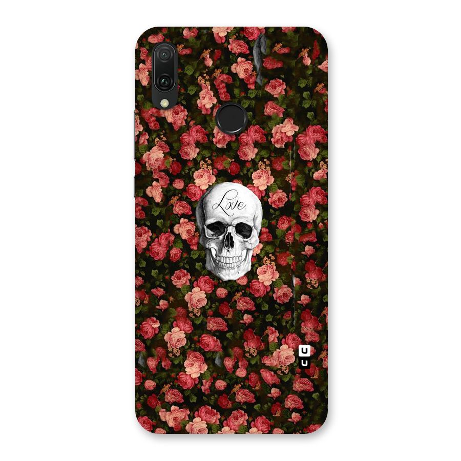 Floral Skull Love Back Case for Huawei Y9 (2019)