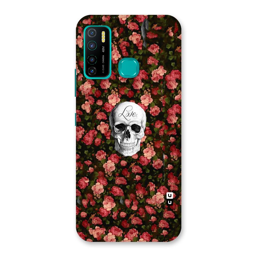 Floral Skull Love Back Case for Infinix Hot 9 Pro