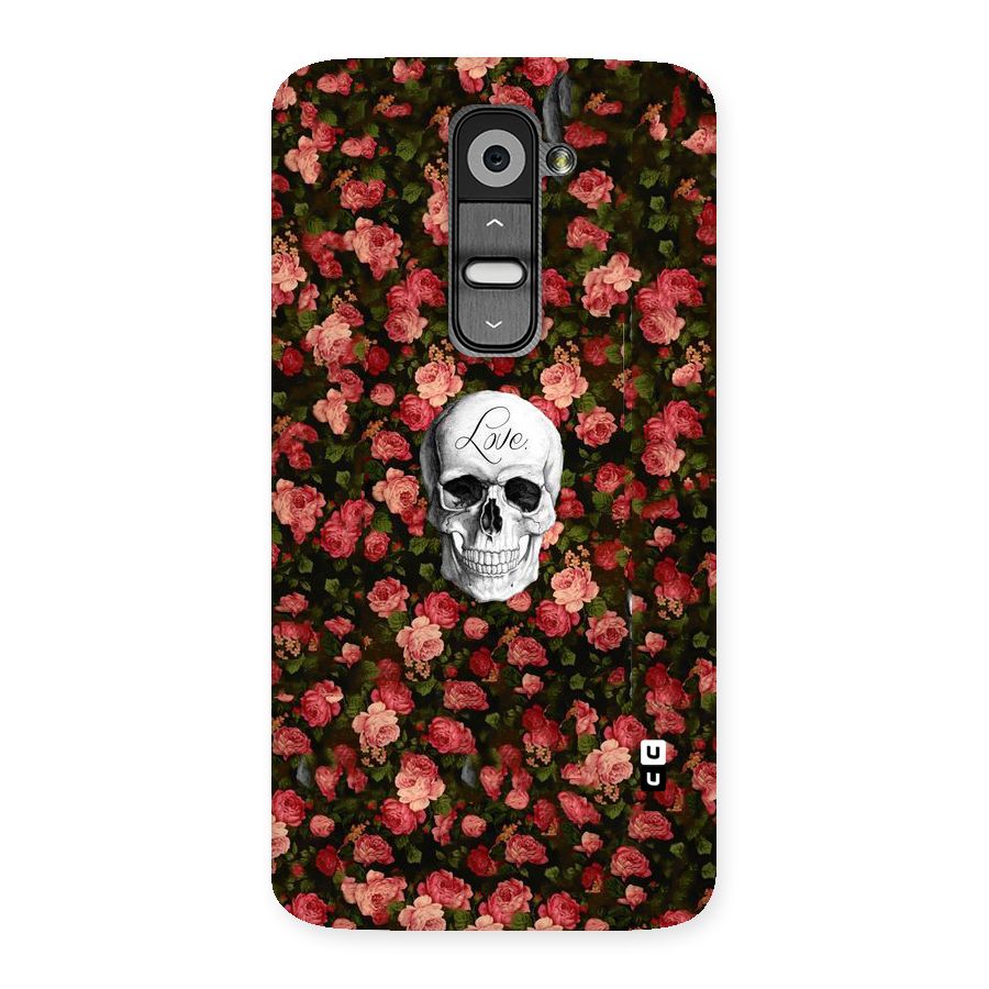 Floral Skull Love Back Case for LG G2