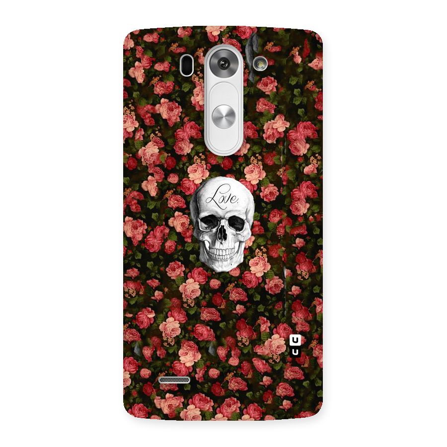 Floral Skull Love Back Case for LG G3 Beat
