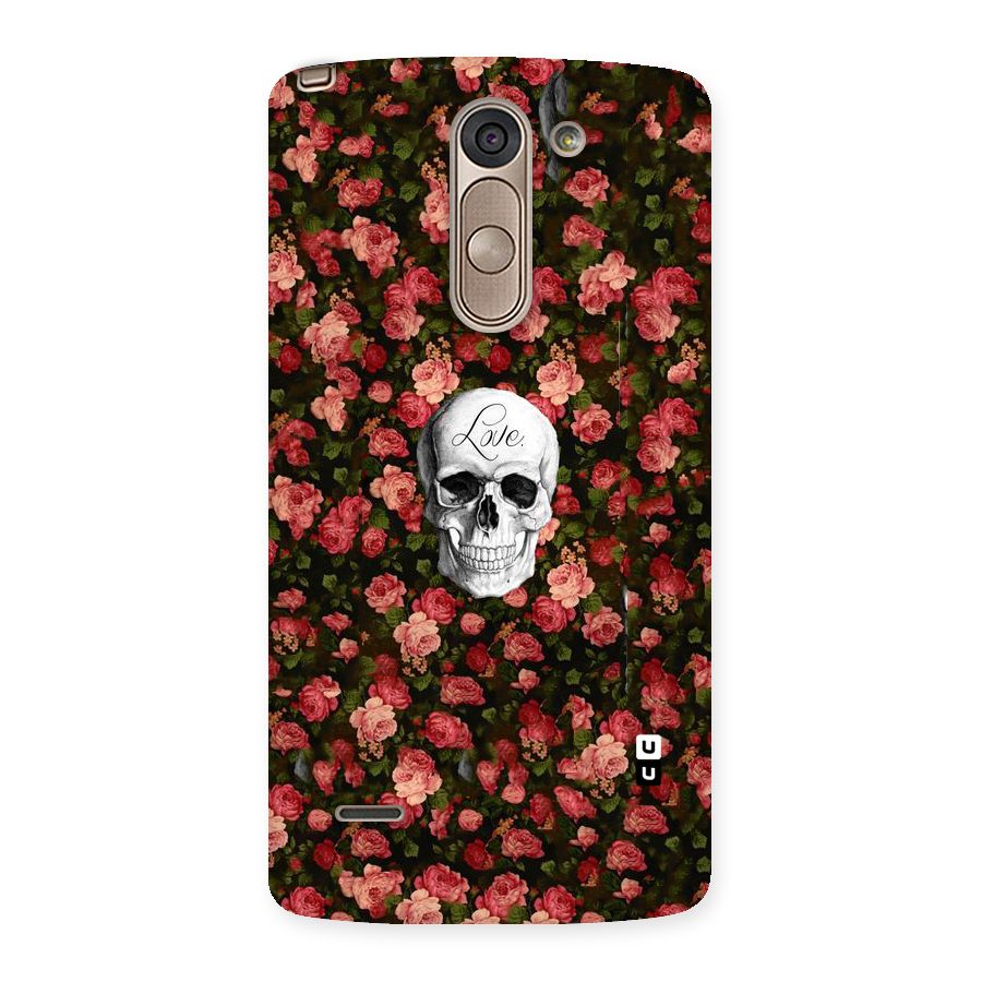 Floral Skull Love Back Case for LG G3 Stylus