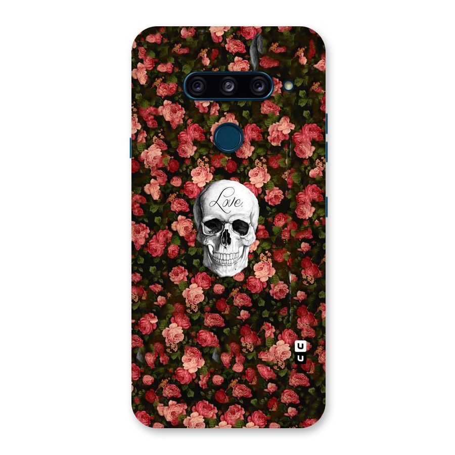 Floral Skull Love Back Case for LG  V40 ThinQ