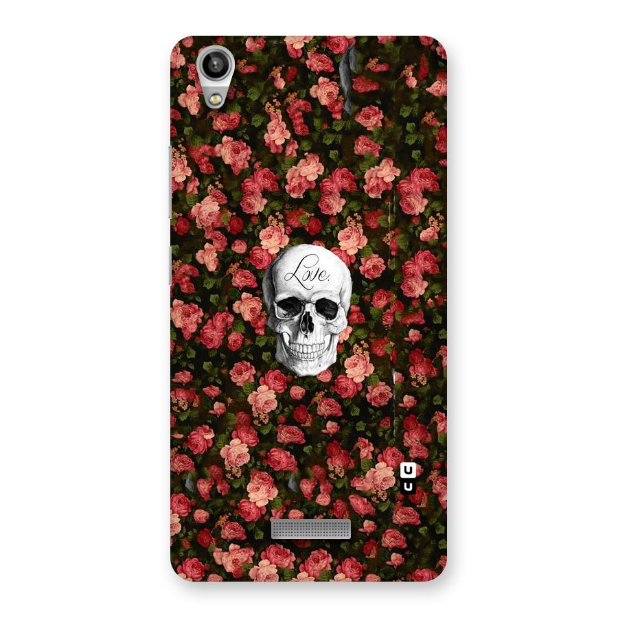Floral Skull Love Back Case for Lava-Pixel-V1