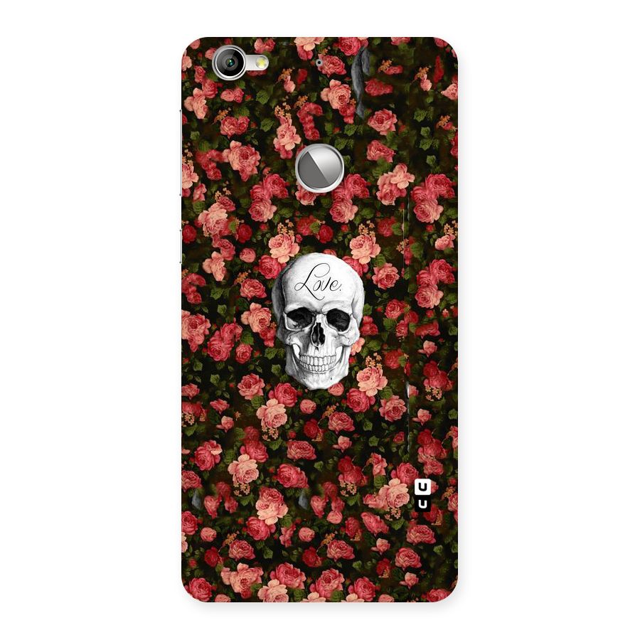 Floral Skull Love Back Case for LeTV Le 1s