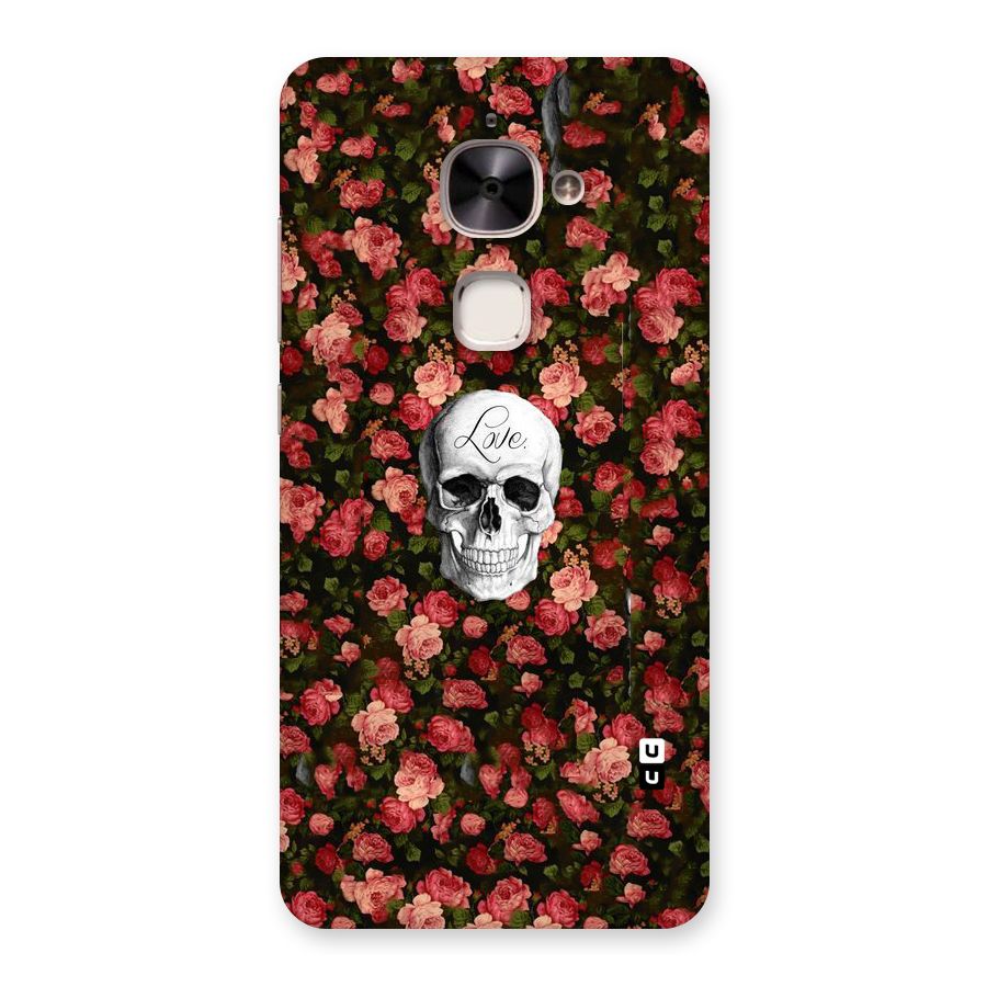 Floral Skull Love Back Case for Le 2