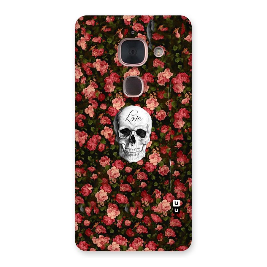 Floral Skull Love Back Case for Le Max 2