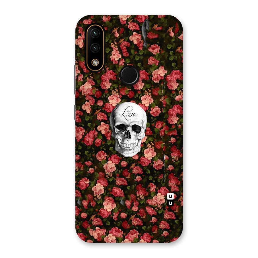 Floral Skull Love Back Case for Lenovo A6 Note