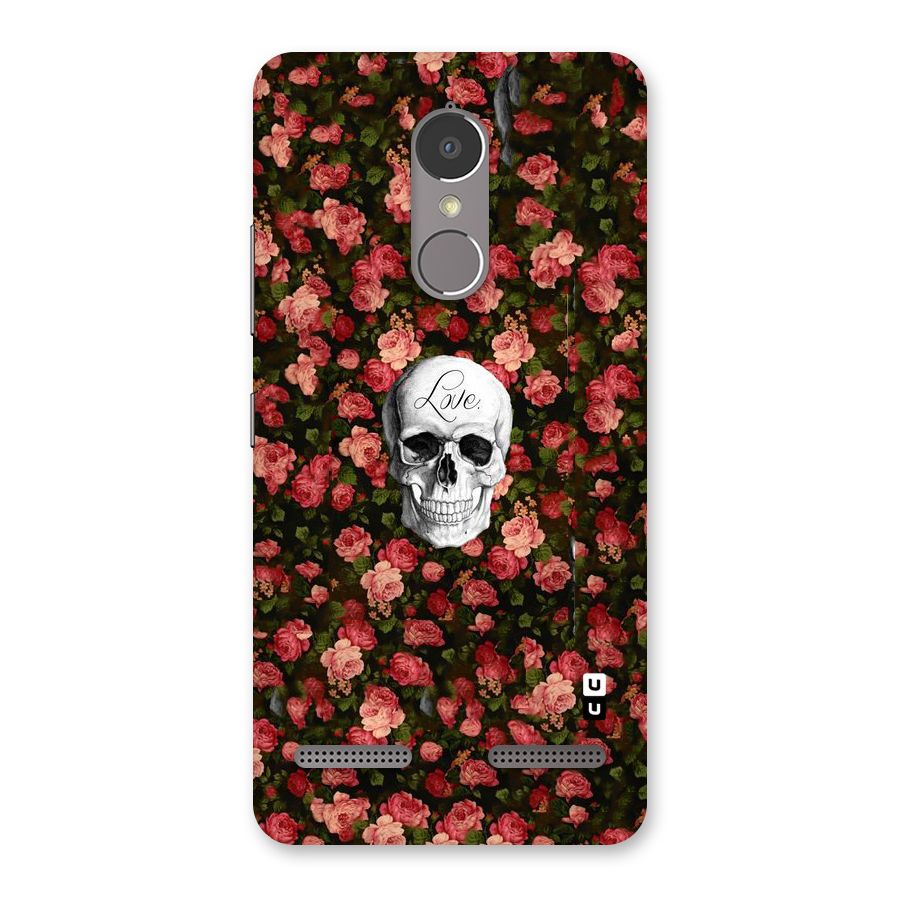 Floral Skull Love Back Case for Lenovo K6
