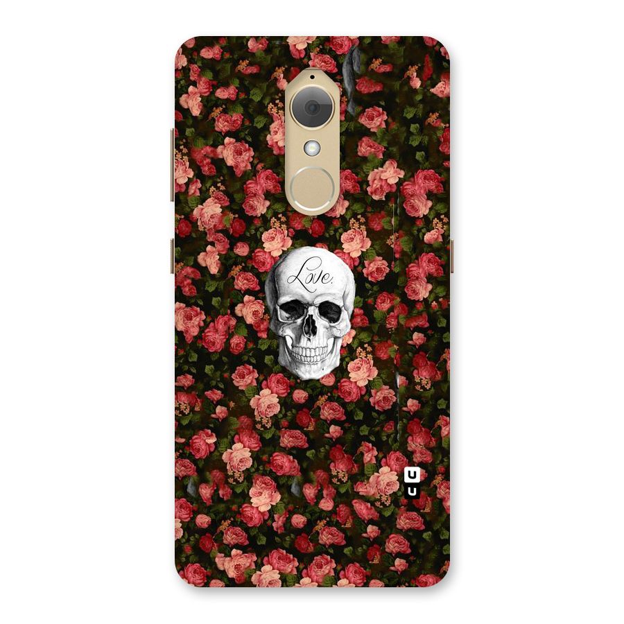 Floral Skull Love Back Case for Lenovo K8