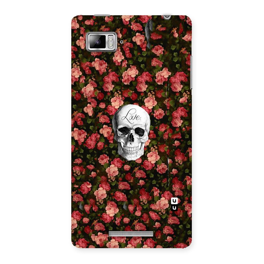 Floral Skull Love Back Case for Lenovo Vibe Z K910