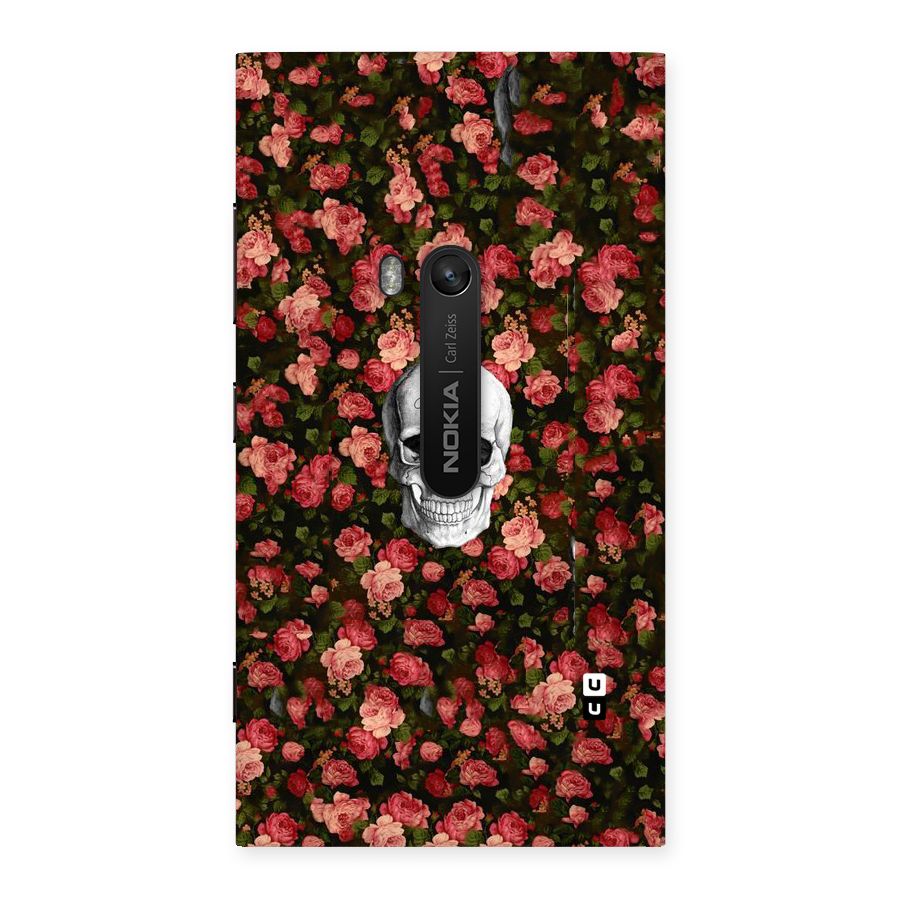 Floral Skull Love Back Case for Lumia 920