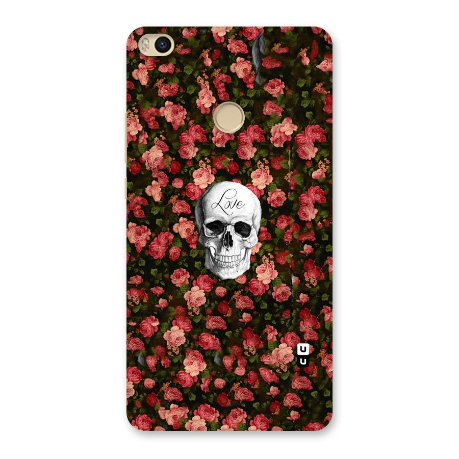 Floral Skull Love Back Case for Mi Max 2