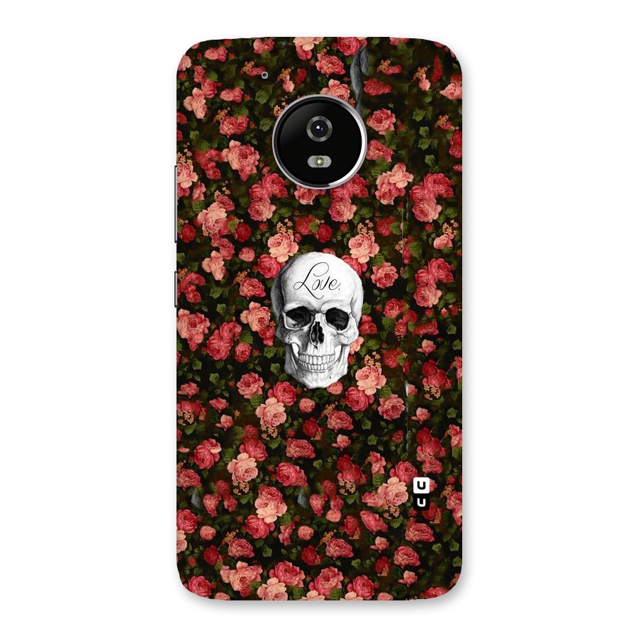 Floral Skull Love Back Case for Moto G5