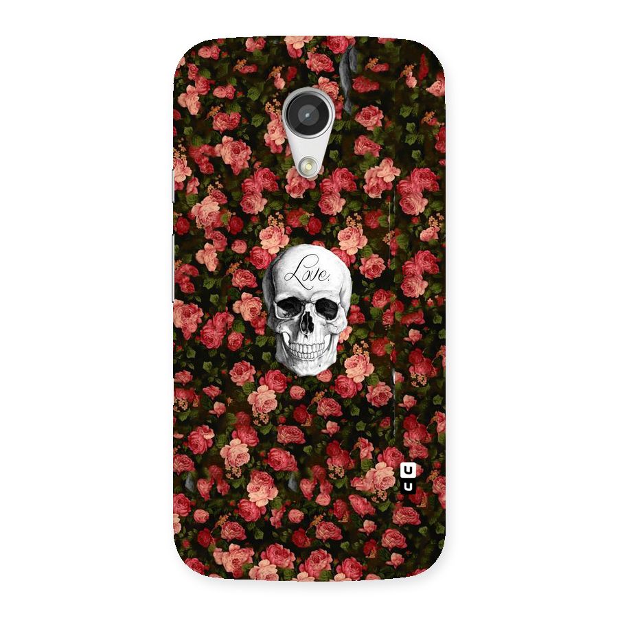 Floral Skull Love Back Case for Moto G 2nd Gen