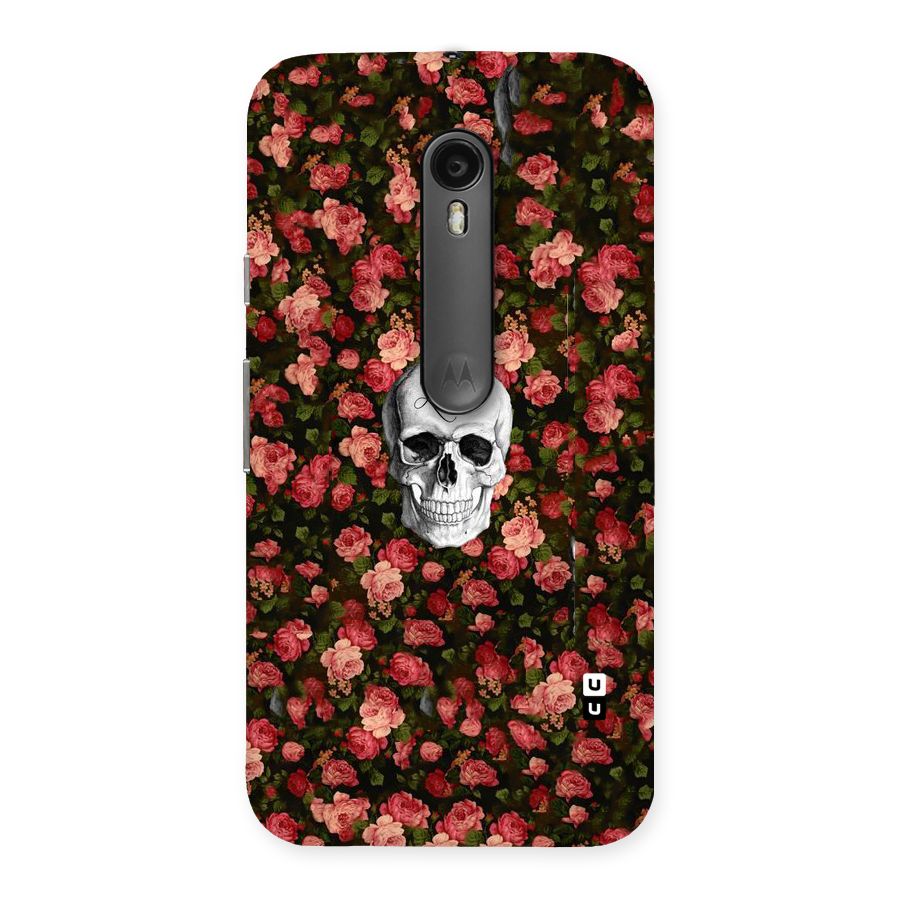 Floral Skull Love Back Case for Moto G Turbo