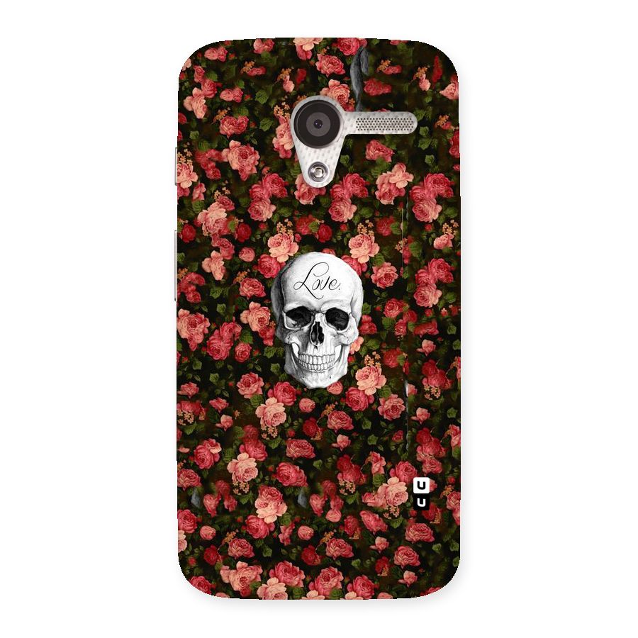 Floral Skull Love Back Case for Moto X