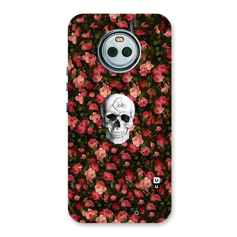 Floral Skull Love Back Case for Moto X4