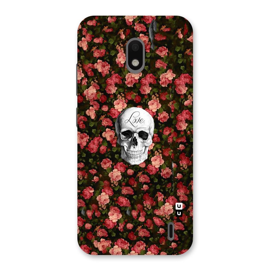 Floral Skull Love Back Case for Nokia 2.2
