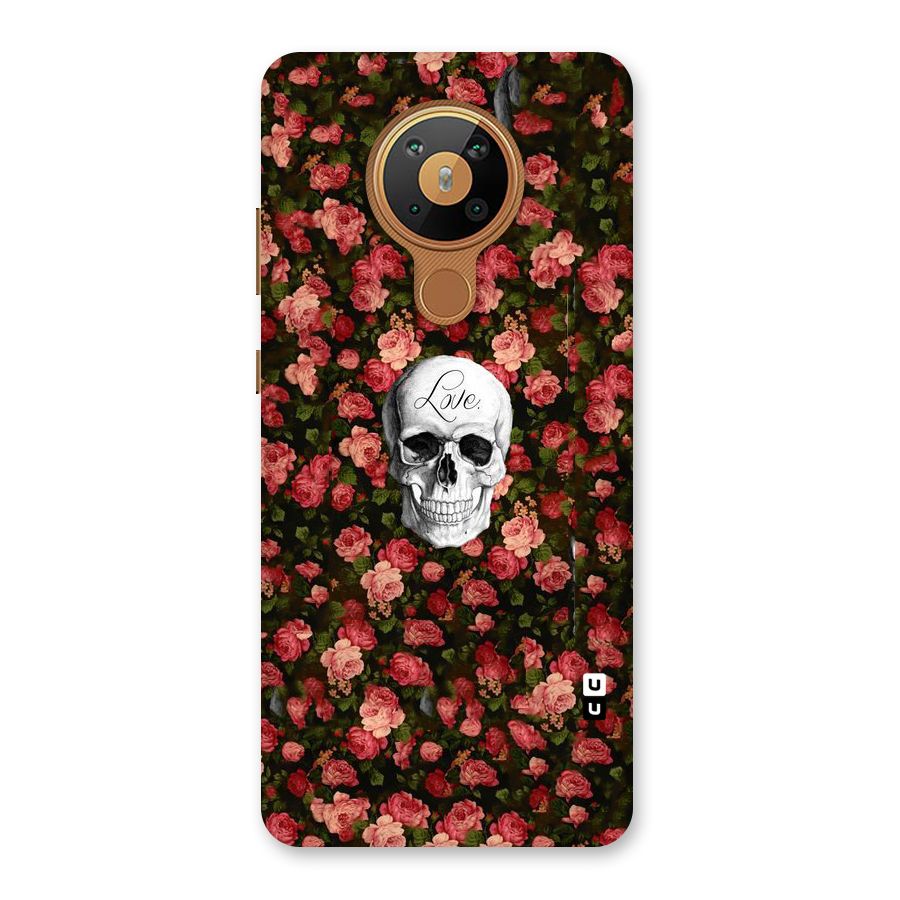 Floral Skull Love Back Case for Nokia 5.3