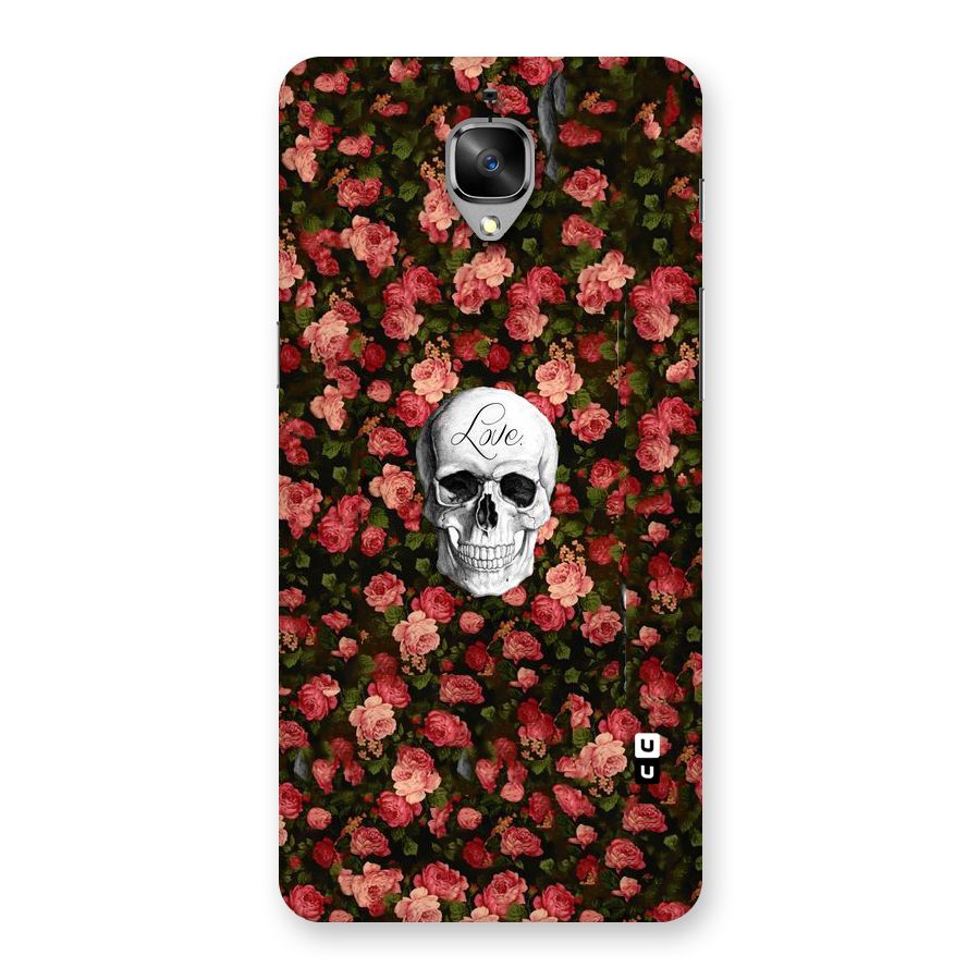 Floral Skull Love Back Case for OnePlus 3T