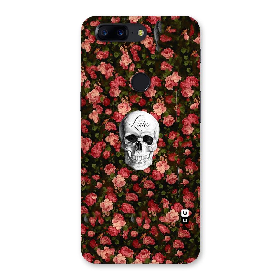 Floral Skull Love Back Case for OnePlus 5T