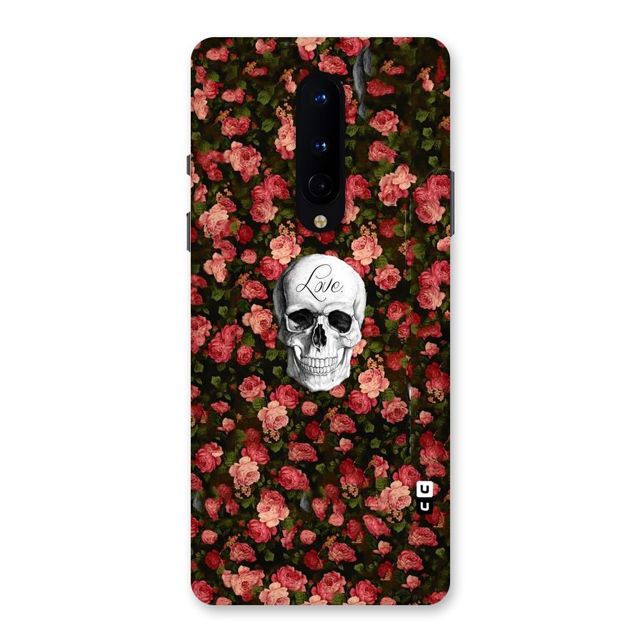 Floral Skull Love Back Case for OnePlus 8
