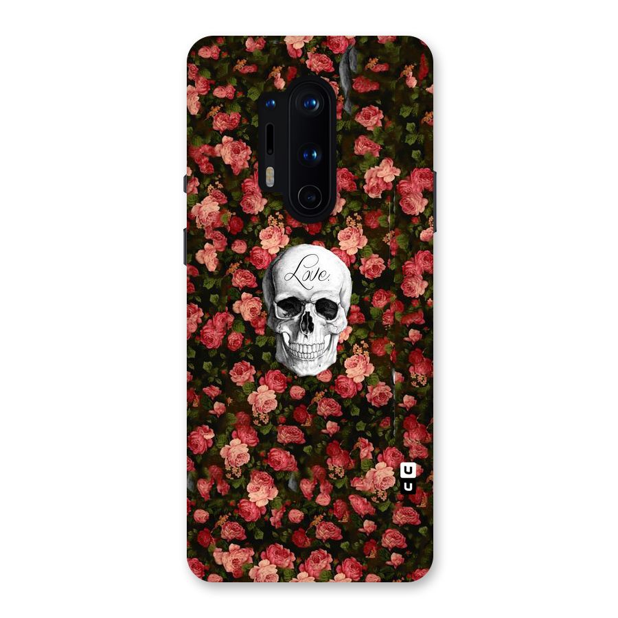 Floral Skull Love Back Case for OnePlus 8 Pro