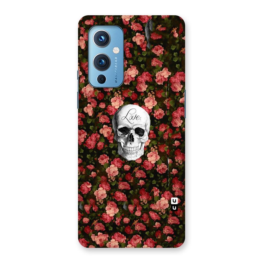 Floral Skull Love Back Case for OnePlus 9