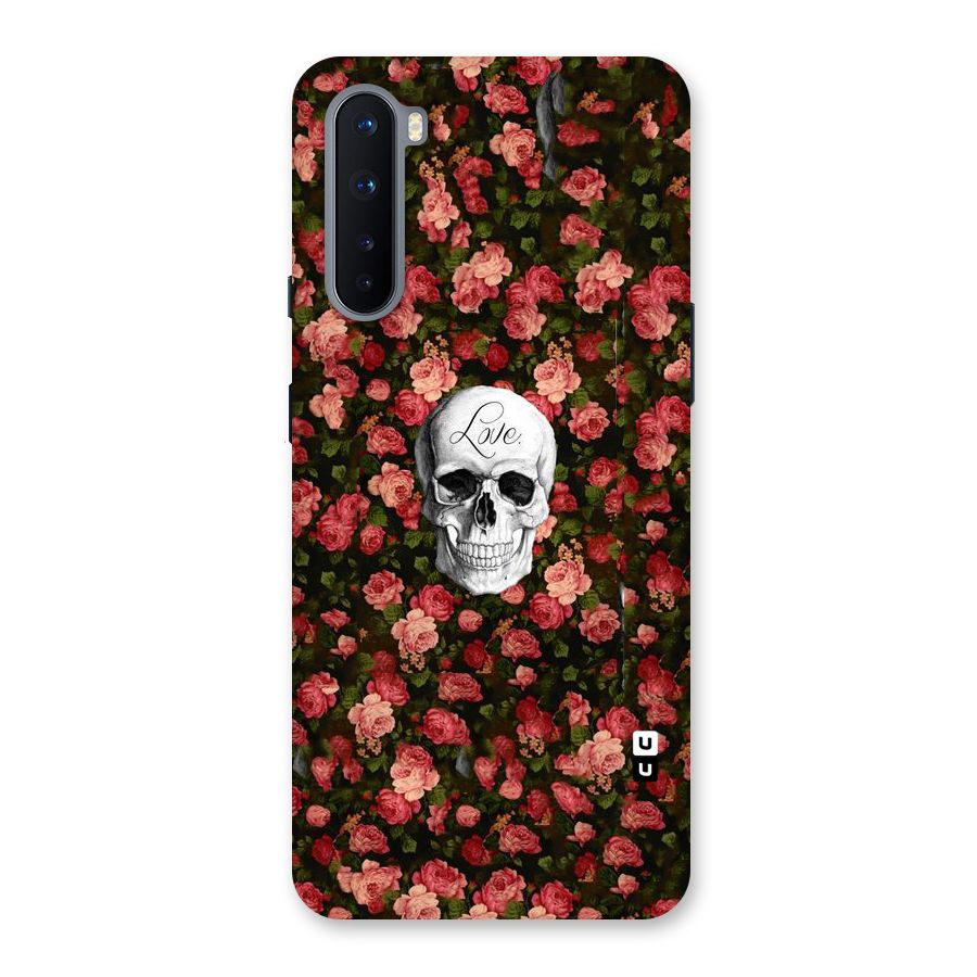 Floral Skull Love Back Case for OnePlus Nord