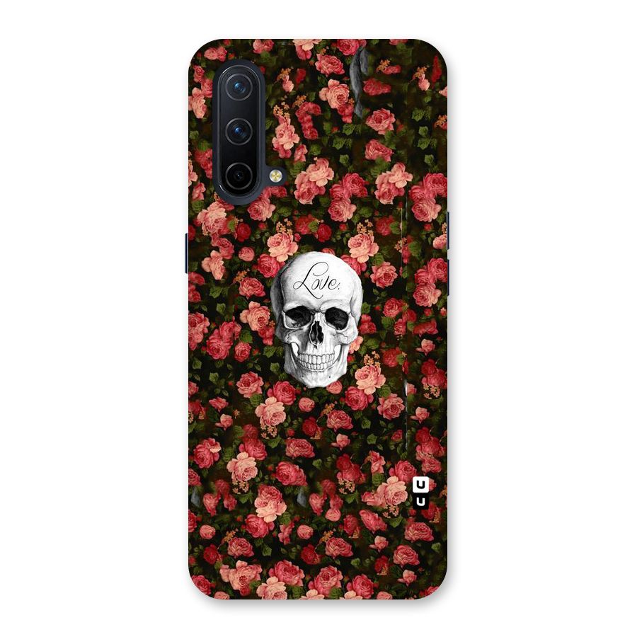Floral Skull Love Back Case for OnePlus Nord CE 5G
