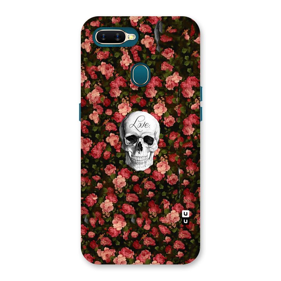 Floral Skull Love Back Case for Oppo A11k
