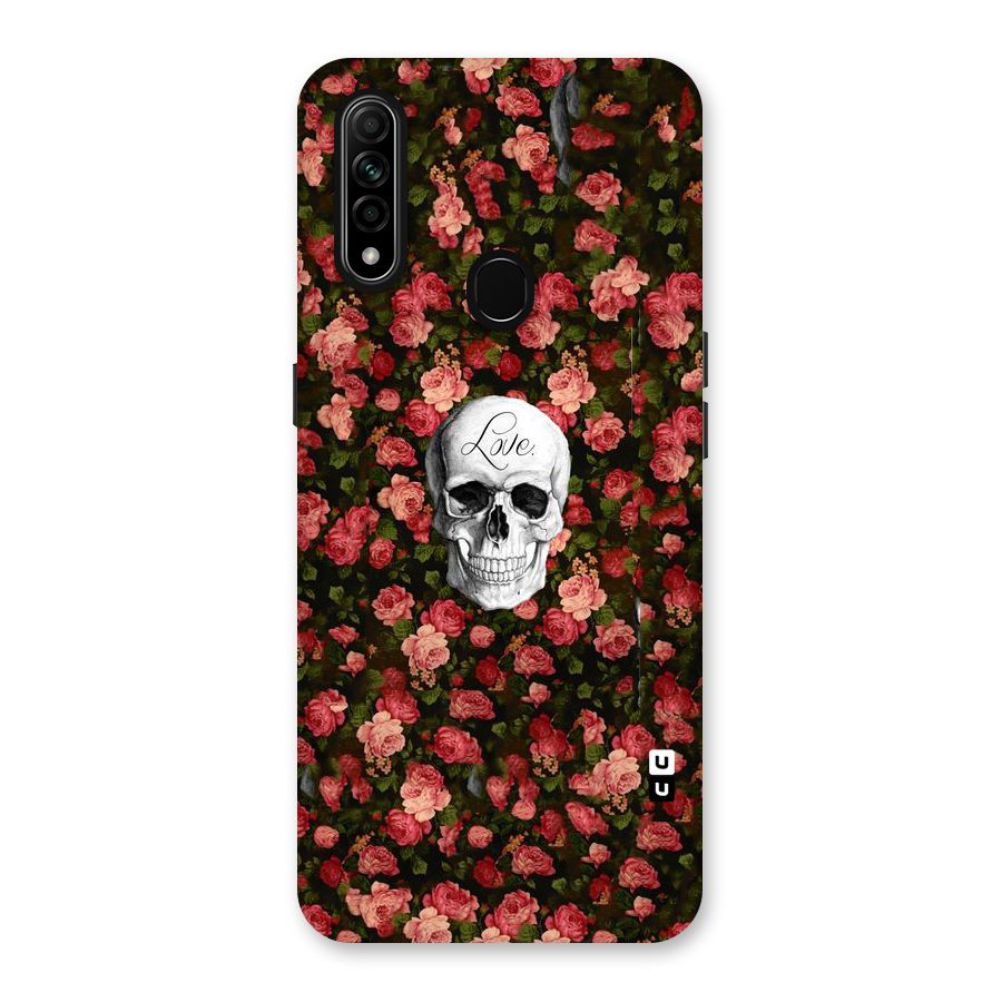 Floral Skull Love Back Case for Oppo A31