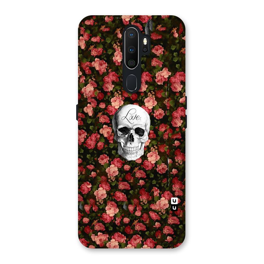 Floral Skull Love Back Case for Oppo A5 (2020)