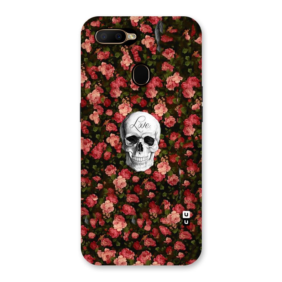 Floral Skull Love Back Case for Oppo A5s
