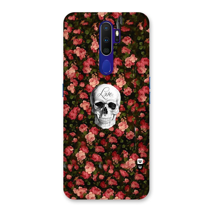 Floral Skull Love Back Case for Oppo A9 (2020)