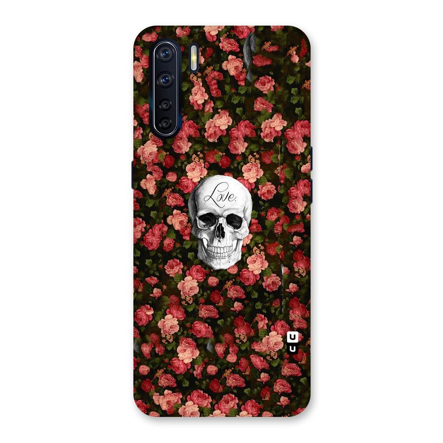 Floral Skull Love Back Case for Oppo F15