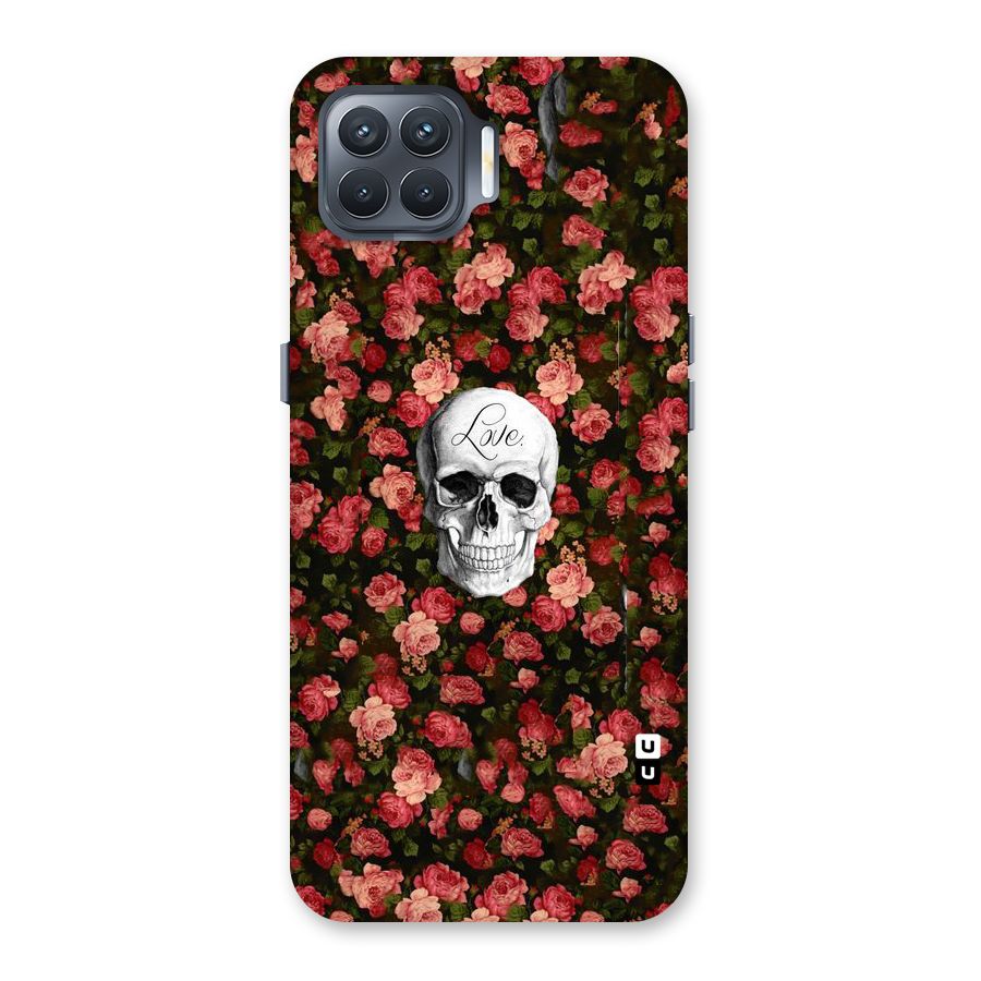 Floral Skull Love Back Case for Oppo F17 Pro