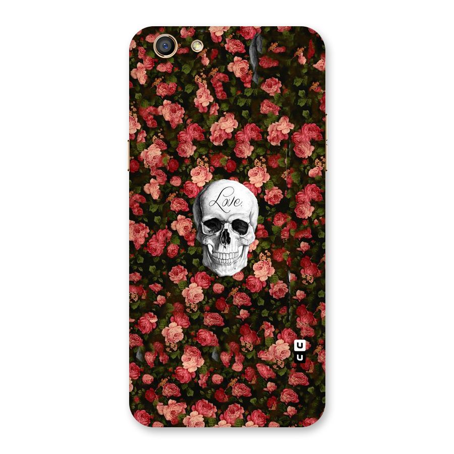 Floral Skull Love Back Case for Oppo F3