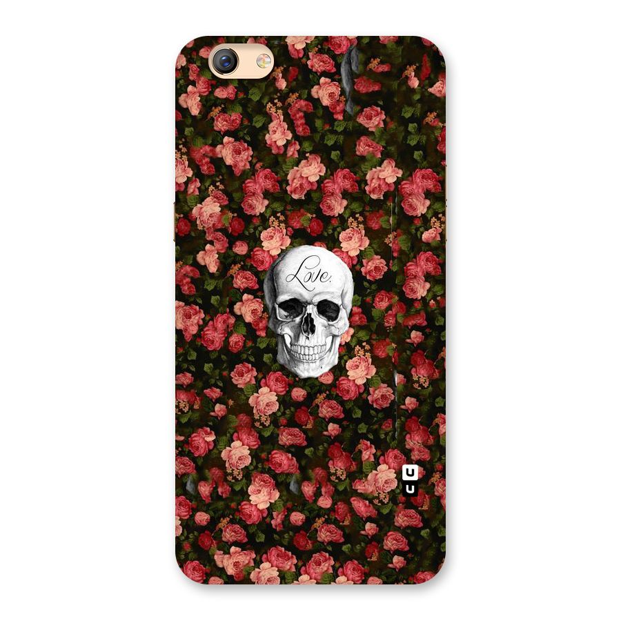 Floral Skull Love Back Case for Oppo F3 Plus