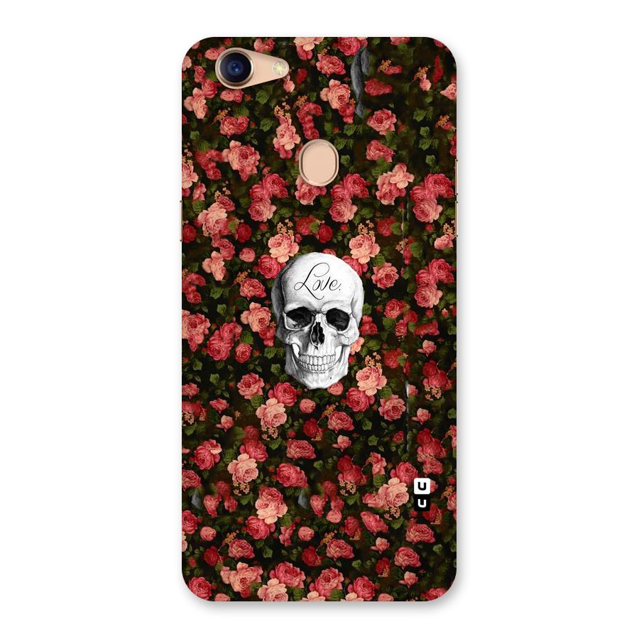 Floral Skull Love Back Case for Oppo F5