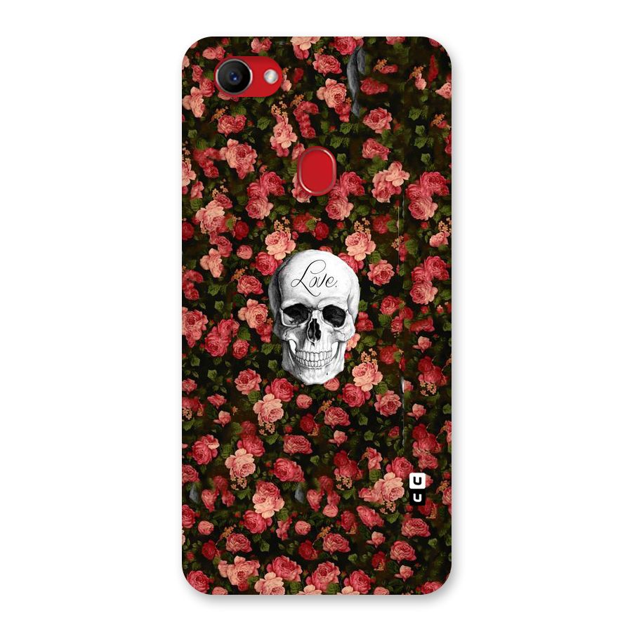 Floral Skull Love Back Case for Oppo F7