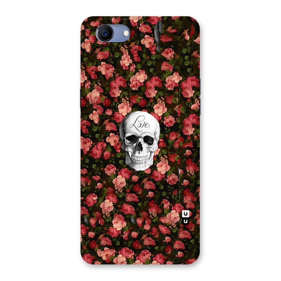 Floral Skull Love Back Case for Oppo Realme 1