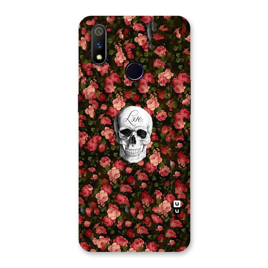 Floral Skull Love Back Case for Realme 3 Pro
