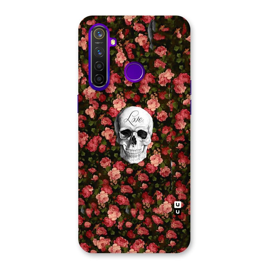 Floral Skull Love Back Case for Realme 5 Pro
