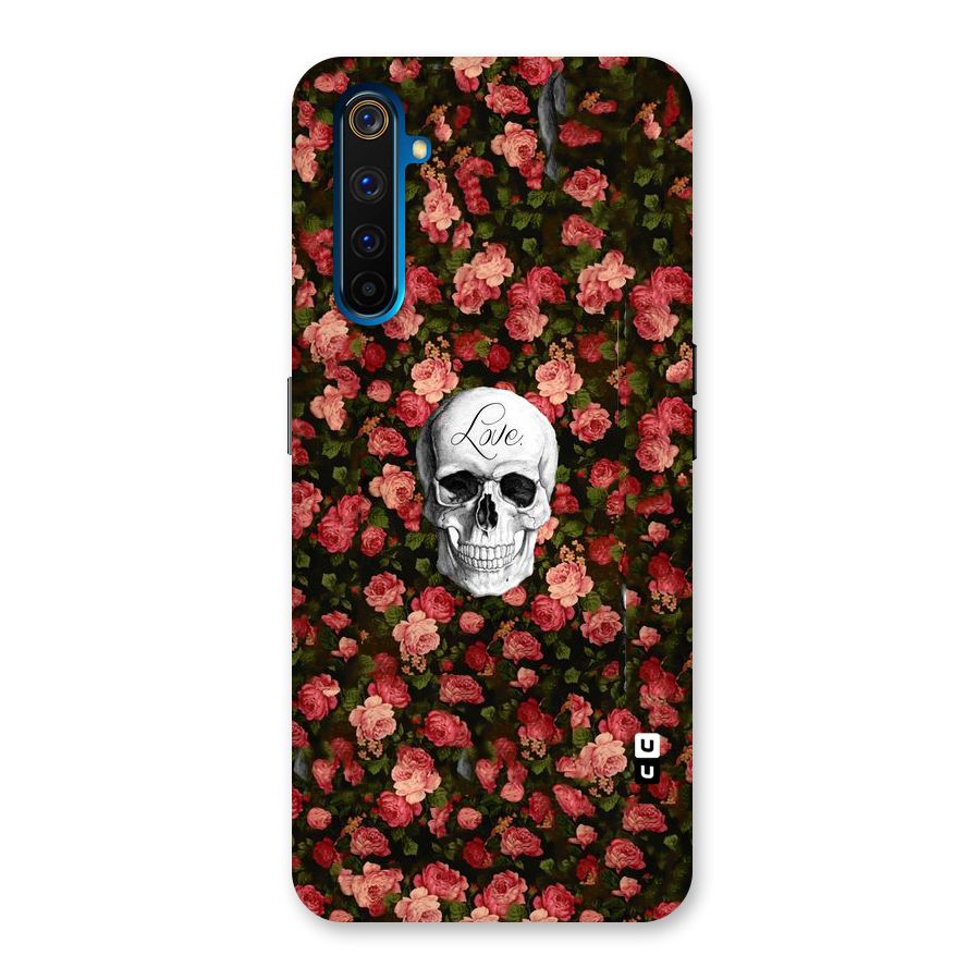 Floral Skull Love Back Case for Realme 6 Pro