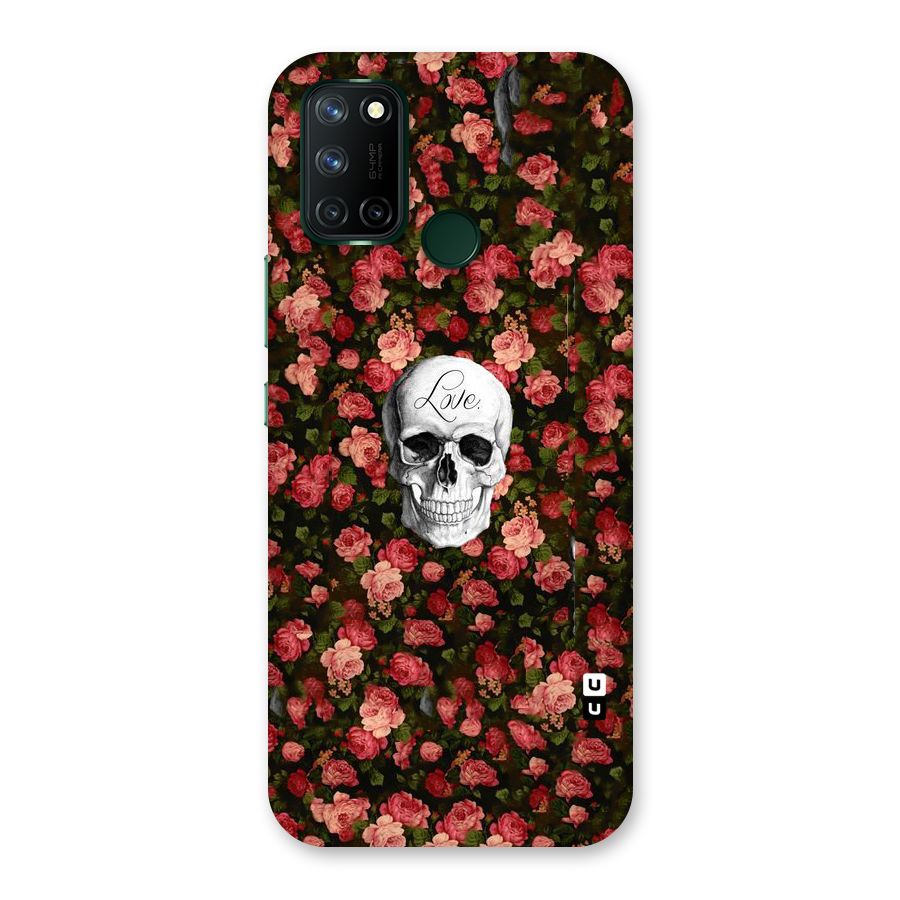 Floral Skull Love Back Case for Realme 7i